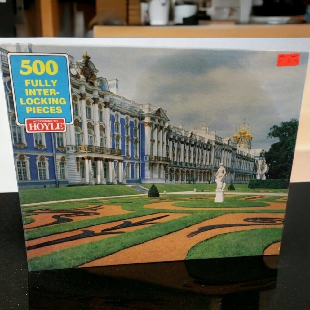 VTG sealed HOYLE 500 Pc Catherine's Palace, Russia JIGSAW PUZZLE 15.5" x 18" USA